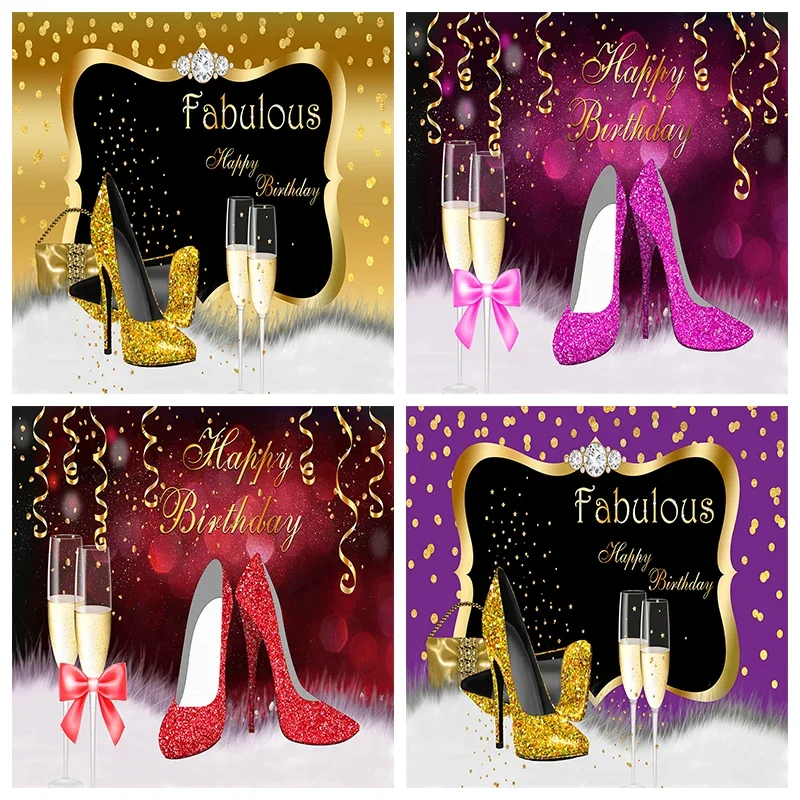 Ribbon Tie Heel - Decorazione di Compleanno per Donne Mocsicka,
