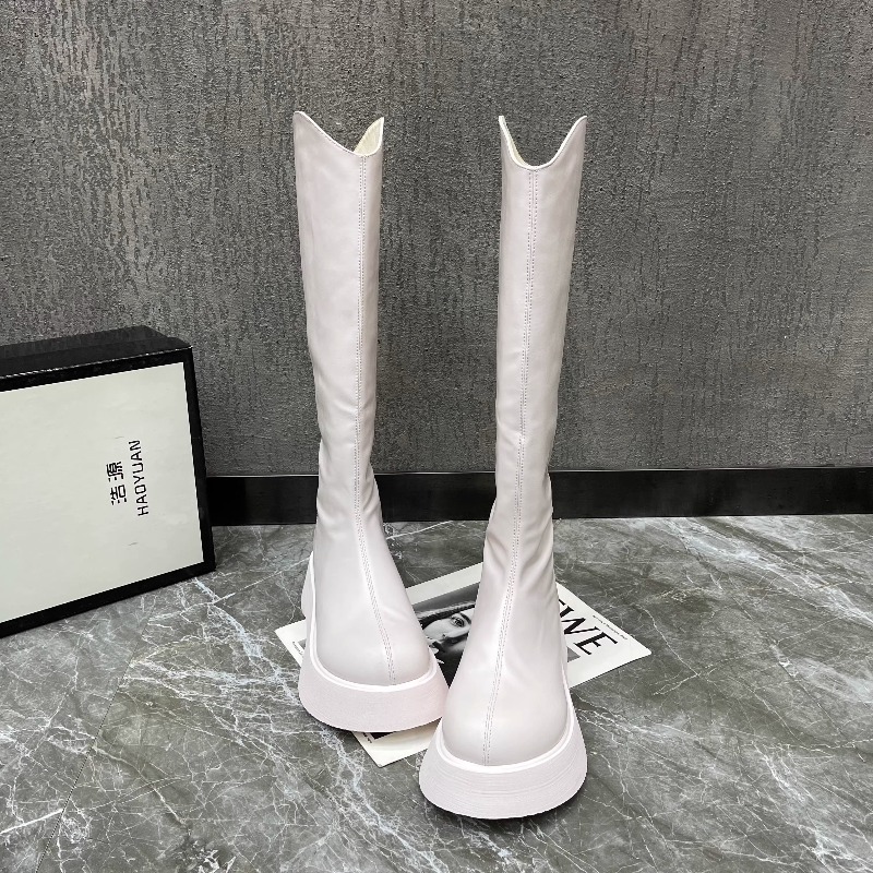High Knee Heel Boots - Nuovi stivali alti antiscivolo con piattaforma