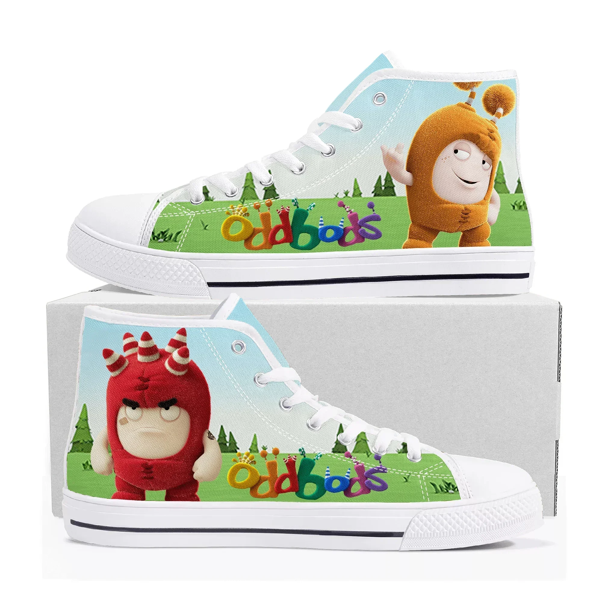 Women Shoes Singapore - Oddbods High Top Sneakers da uomo