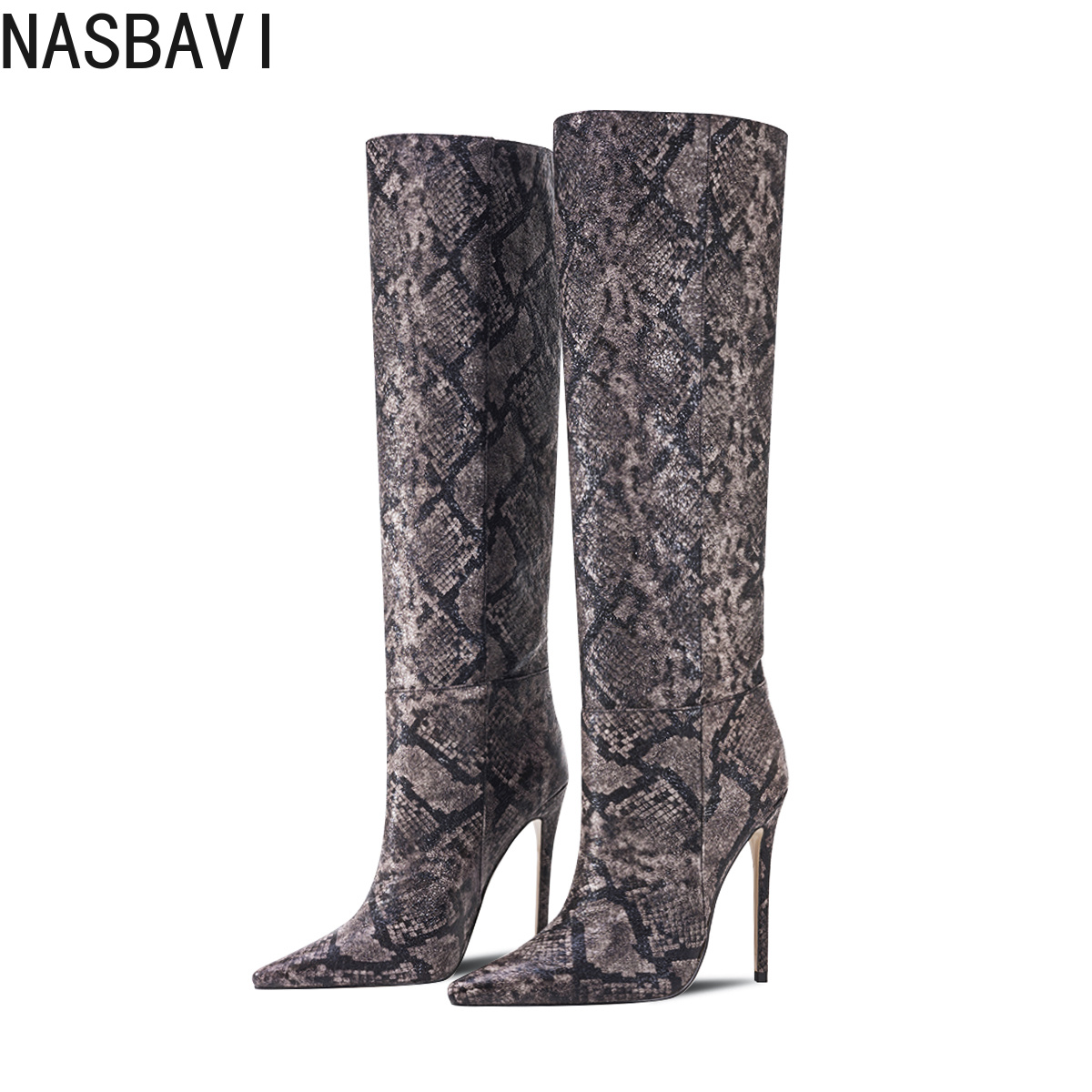 Zip Up Boots Short - Stivali Invernali Moderni al Ginocchio da