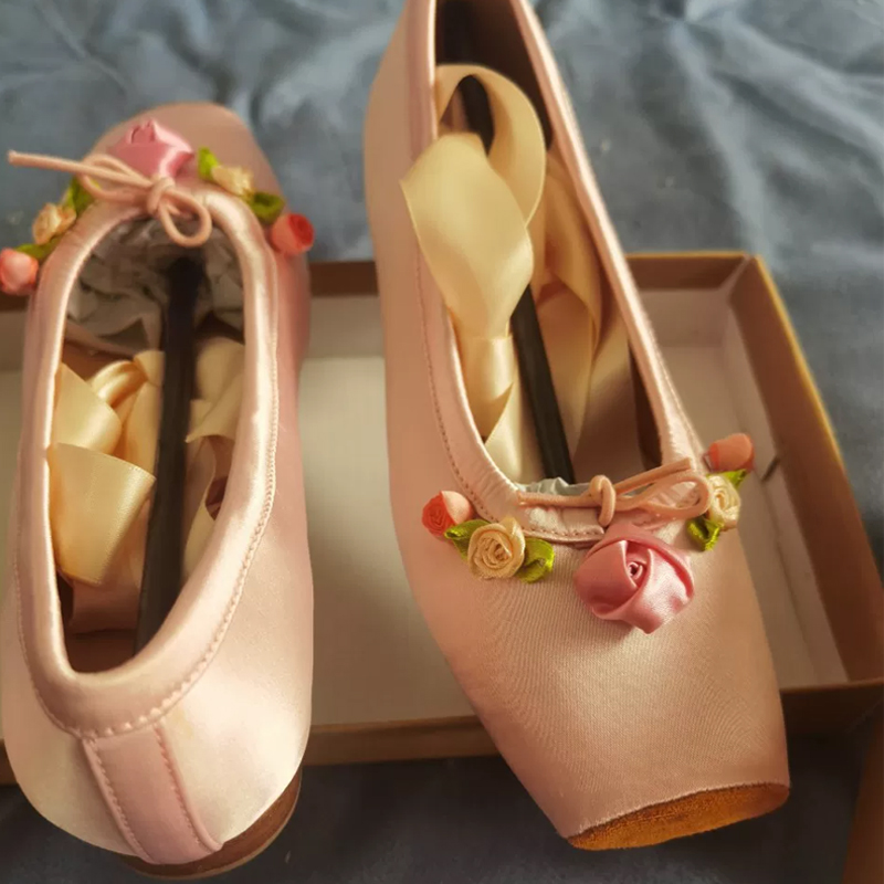 Ribbon Tie Heel - Scarpe Mary Jane da Donna in