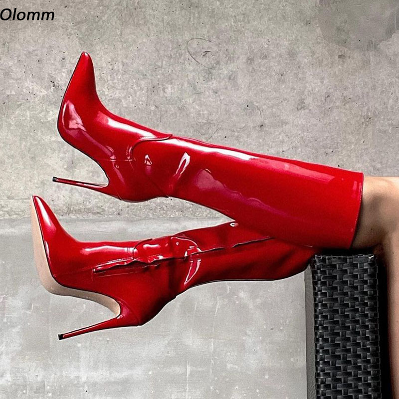 Zip Up Boots Short - Olomm Stivali invernali da donna fatti