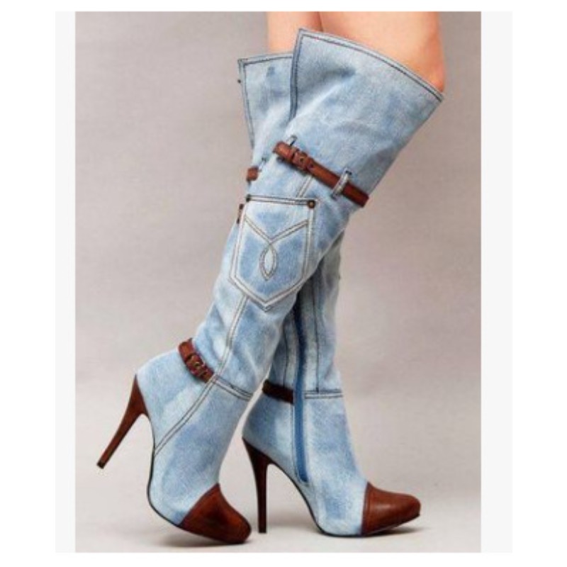 Botas sopra il ginocchio stiva - High Knee Heel Boots recensione e prezzo
