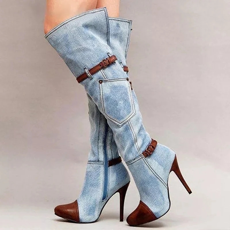 Botas sopra il ginocchio stiva - High Knee Heel Boots recensione e prezzo