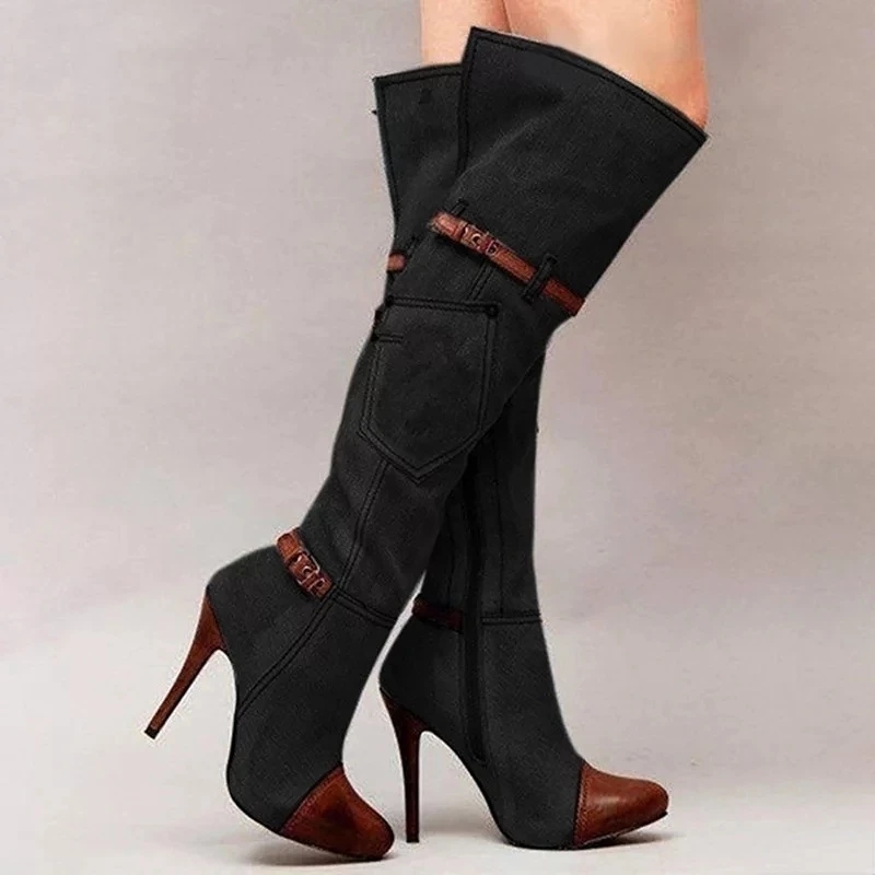 Botas sopra il ginocchio stiva - High Knee Heel Boots recensione e prezzo