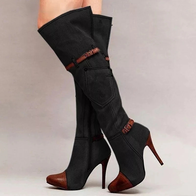 Botas sopra il ginocchio stiva - High Knee Heel Boots recensione e prezzo