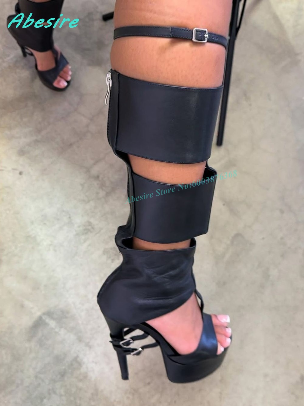 Sandali da donna alti fino al  - High Knee Heel Boots recensione e prezzo