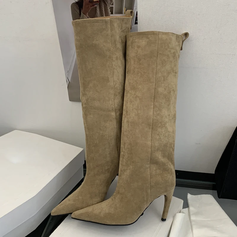 Street Punk Inverno Vintage Pu - High Knee Heel Boots recensione e prezzo