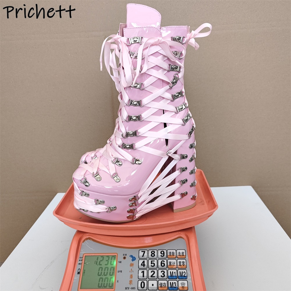 Stivaletti incrociati neri ros - Ribbon Tie Heel recensione e prezzo