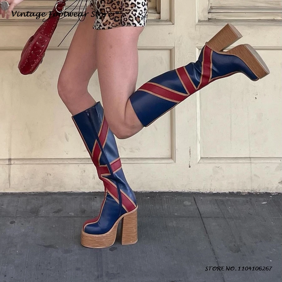 Stivali al ginocchio con plate - High Knee Heel Boots recensione e prezzo