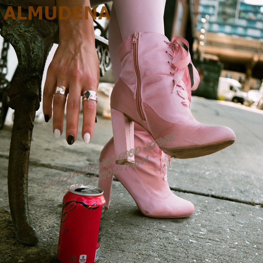 ALMUDENA Stivaletti con tacco  - Ribbon Tie Heel recensione e prezzo