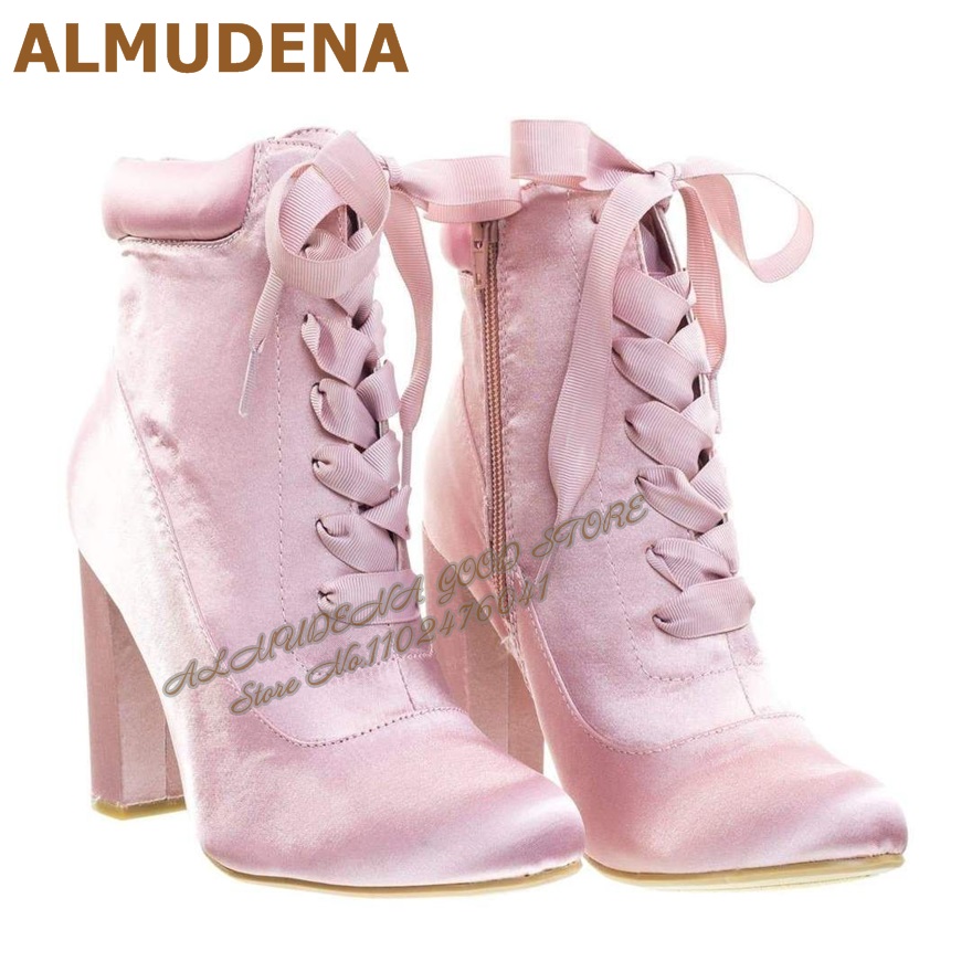 ALMUDENA Stivaletti con tacco  - Ribbon Tie Heel recensione e prezzo