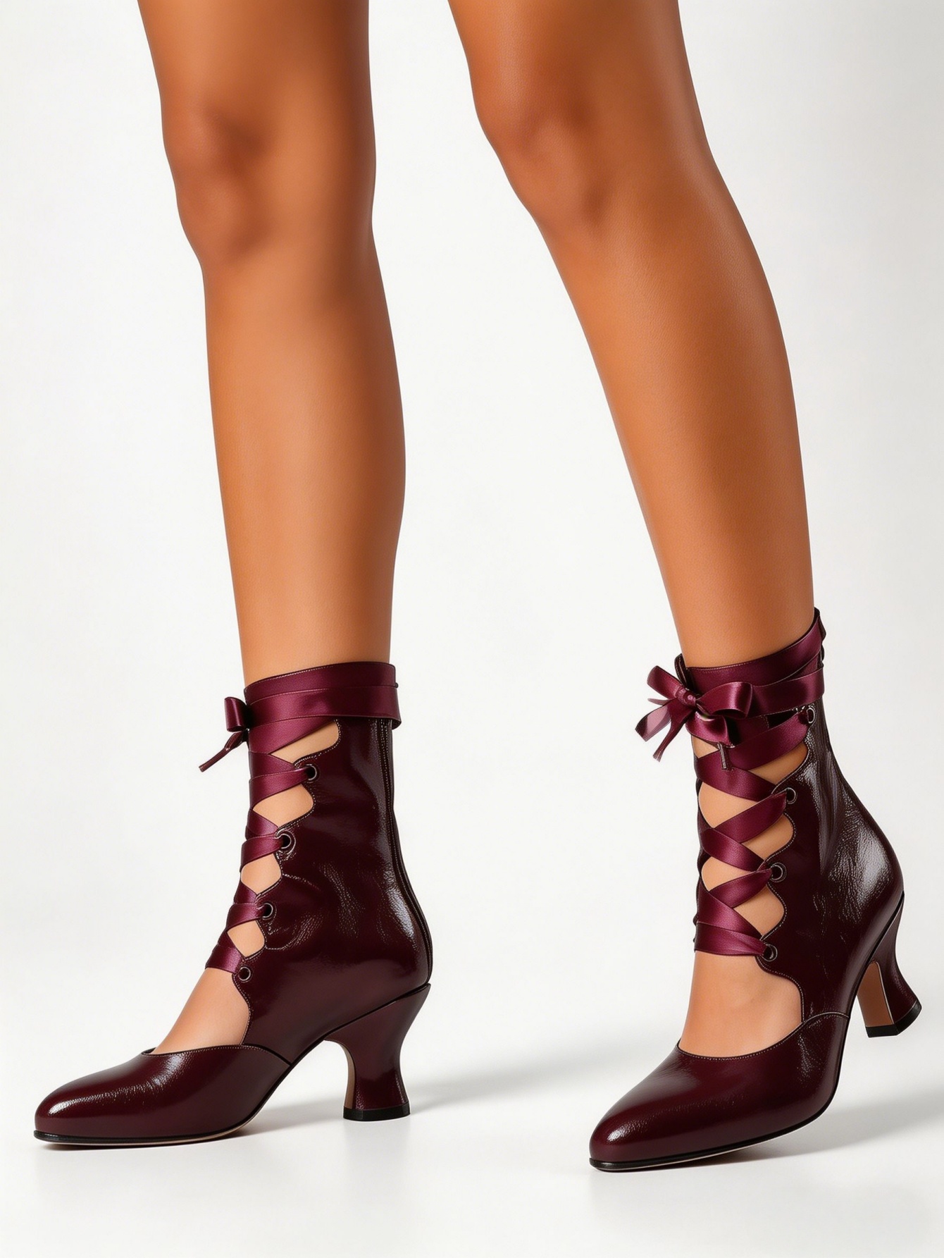 Tacchi alti gotici con lacci p - Ribbon Tie Heel recensione e prezzo