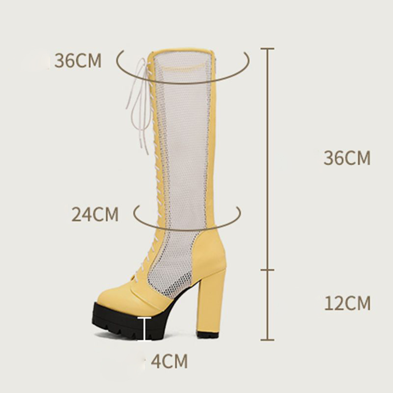 ORCHA LISA Stivali alti al gin - High Knee Heel Boots recensione e prezzo