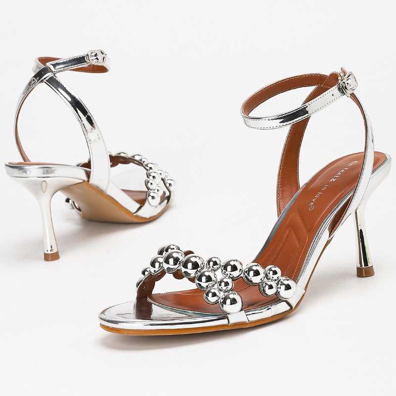 Sandali con tacco sottile firm - Women Shoes Branded recensione e prezzo