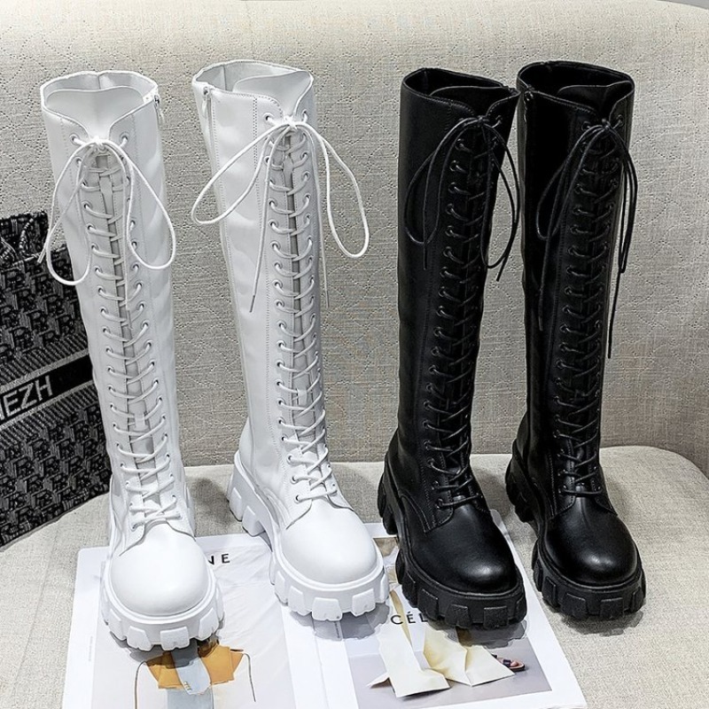 Stivali Alti da Donna con Lacc - High Knee Heel Boots recensione e prezzo