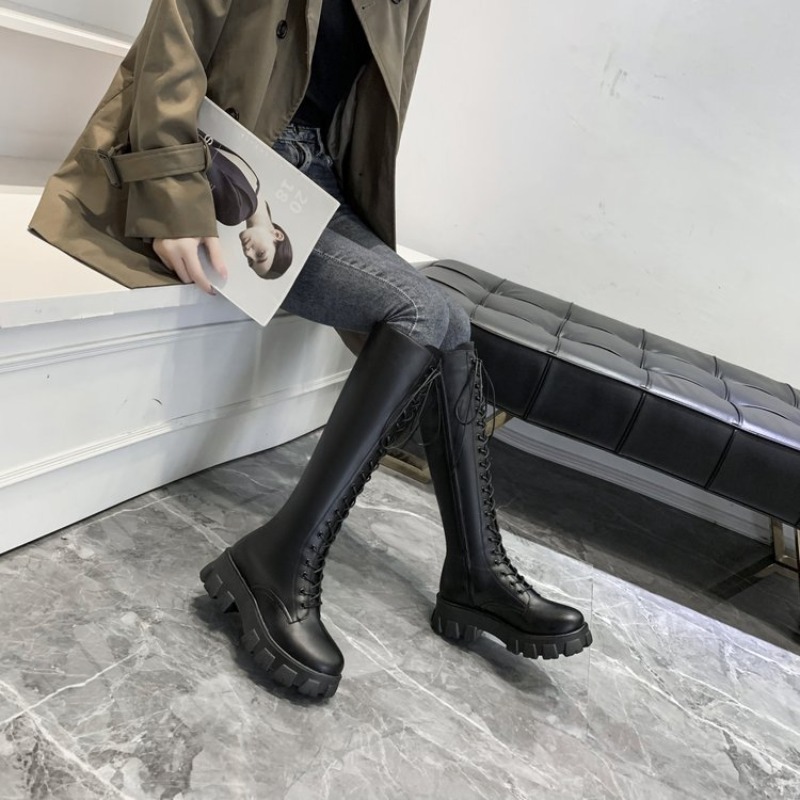 Stivali Alti da Donna con Lacc - High Knee Heel Boots recensione e prezzo