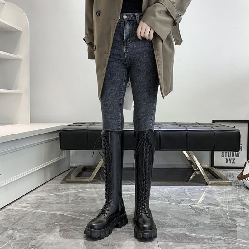 Stivali Alti da Donna con Lacc - High Knee Heel Boots recensione e prezzo