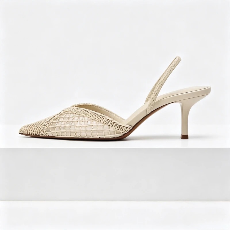 Sandali con tacco intrecciato  - Women Shoes Branded recensione e prezzo
